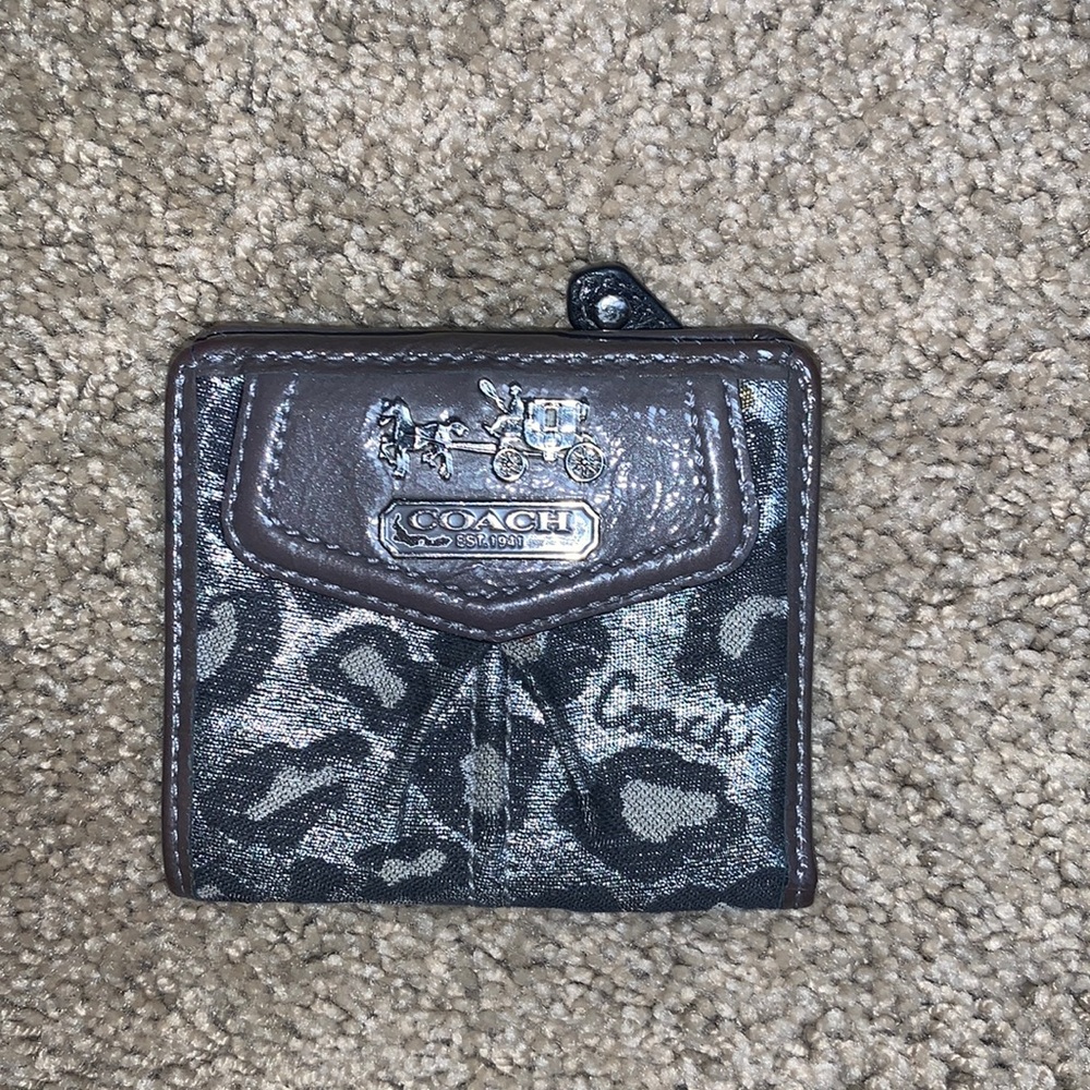 Coach Leopard print wallet